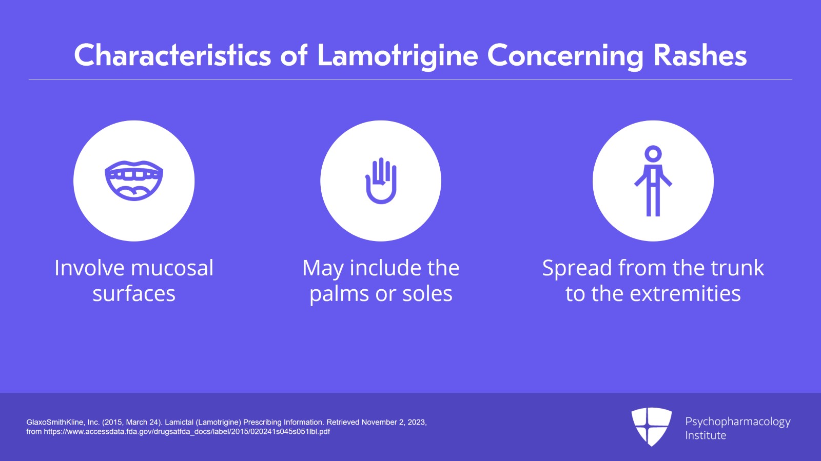 Lamotrigine Side Effects and Special Considerations